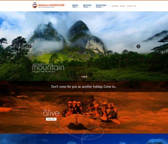 Makalu Adventure homepage
