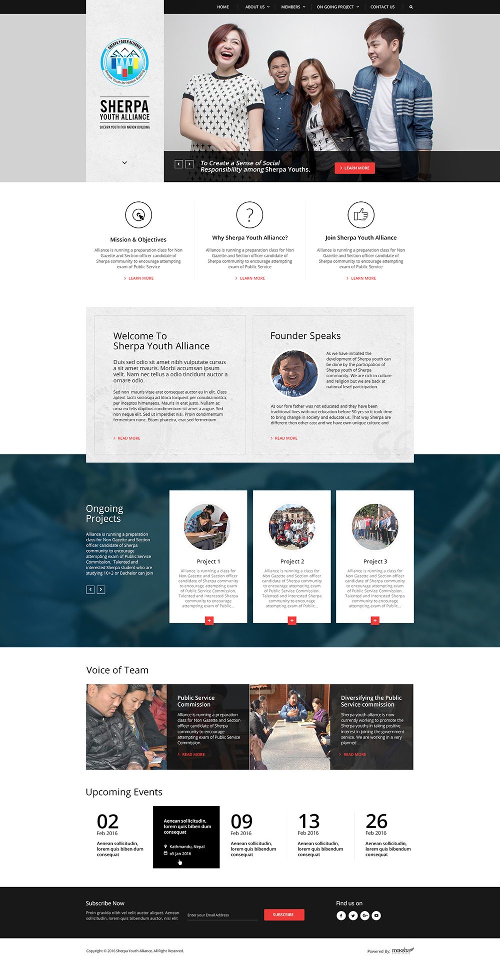 Sherpa Youth Alliance Hompage2