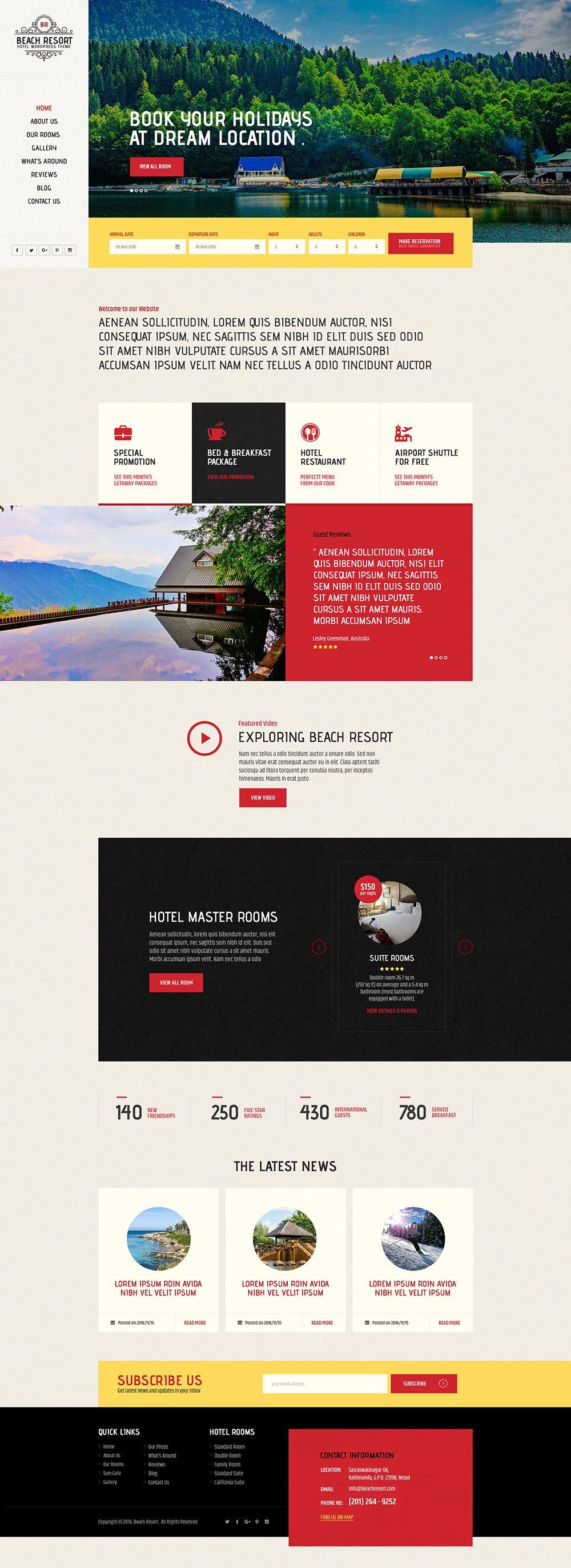 beach-resort-homepage