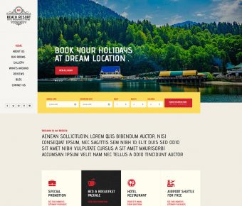 beach-resort-homepage